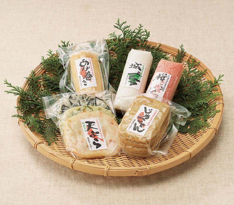 D：マドンナセット – 無添加じゃこてん「東雲かまぼこ」